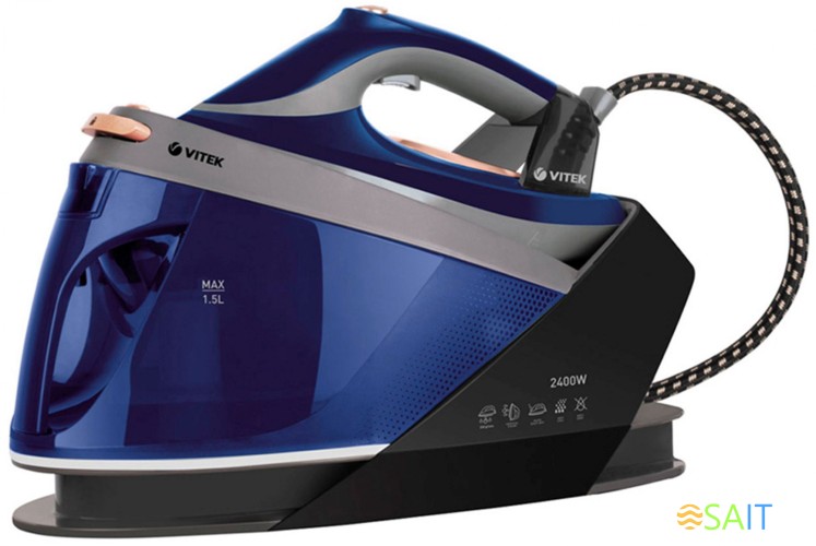 Парогенератор Vitek Metropolis 2430-VT-01 2400Вт синий/черный