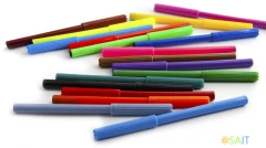 Фломастеры Silwerhof Веселые друзья 7.2мм 125мм круг. Вентилируемый 18цв. пакет с европодвесом