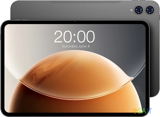 Планшет Teclast T65 T7280 (2.2) 8C RAM8Gb ROM128Gb 13.4" IPS 1920x1200 4G Android 15 черный 13Mpix 5Mpix BT WiFi microSD 1Tb 8000mAh