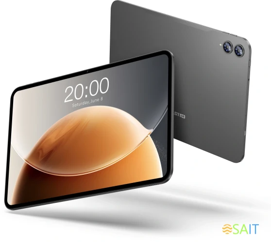 Планшет Teclast T65 T7280 (2.2) 8C RAM8Gb ROM128Gb 13.4" IPS 1920x1200 4G Android 15 черный 13Mpix 5Mpix BT WiFi microSD 1Tb 8000mAh