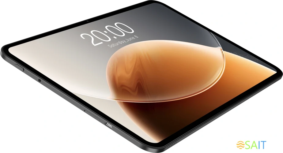 Планшет Teclast T65 T7280 (2.2) 8C RAM8Gb ROM128Gb 13.4" IPS 1920x1200 4G Android 15 черный 13Mpix 5Mpix BT WiFi microSD 1Tb 8000mAh