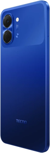 Смартфон Tecno Spark Go 3 128Gb 4Gb синий моноблок 3G 4G 2Sim 6.75" 720x1600 Android 15 13Mpix 802.11 a/b/g/n/ac NFC GPS GSM900/1800 Protect microSD max1024Gb