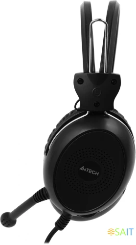 Наушники с микрофоном A4Tech HS-30 черный 2м мониторные оголовье