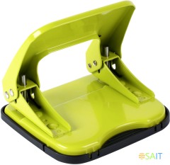 Дырокол Deli E0138 макс.:35лист. металл ассорти отв.:2 с линейкой