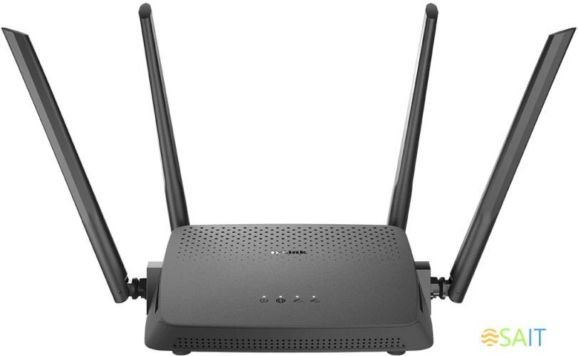 Роутер беспроводной D-Link DIR-825/RU/R7 (DIR-825/RU/R7A) AC1200 10/100/1000BASE-T черный