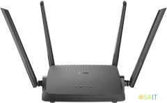 Роутер беспроводной D-Link DIR-825/RU/R7 (DIR-825/RU/R7A) AC1200 10/100/1000BASE-T черный