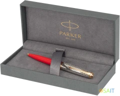 Ручка шариков. Parker 51 Premium (2169073) Red Rage GT M черн. черн. подар.кор.