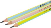 Карандаш ч/г Deli EU52606-1 miYou 2B трехгран. липа туба пл. (1шт) ластик