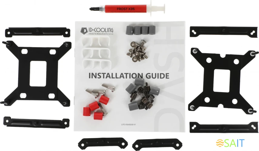 Система водяного охлаждения ID-Cooling Dashflow 360 XT Lite ARGB Soc-AM5/AM4/1151/1200/2066/1700 белый 4-pin 16-34dB Al+Cu 350W Ret (DASHFLOW 360 XT LITE WHITE)