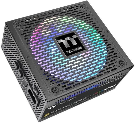 Блок питания Thermaltake ATX 850W Toughpower GF1 ARGB 80+ gold (20+4pin) APFC 140mm fan color LED 12xSATA Cab Manag RTL