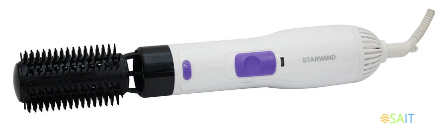 Фен-щетка Starwind SHP8502 1000Вт белый/фиолетовый