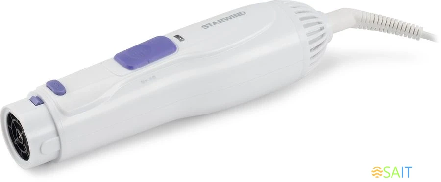 Фен-щетка Starwind SHP8502 1000Вт белый/фиолетовый