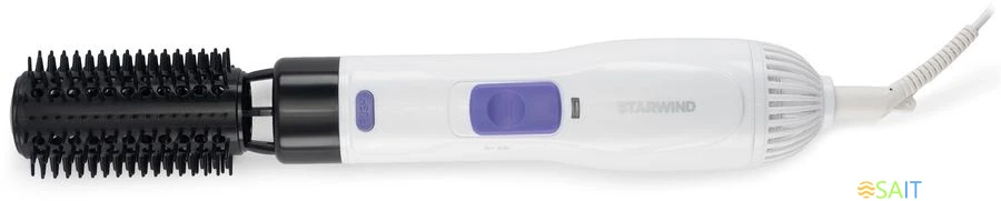 Фен-щетка Starwind SHP8502 1000Вт белый/фиолетовый