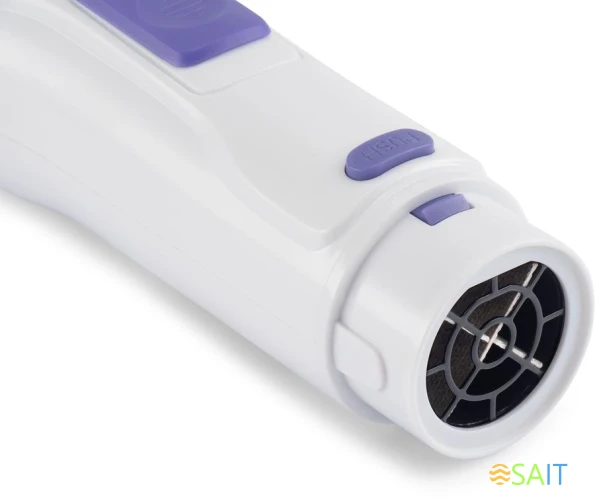 Фен-щетка Starwind SHP8502 1000Вт белый/фиолетовый