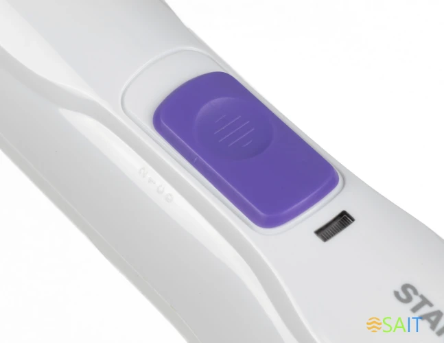 Фен-щетка Starwind SHP8502 1000Вт белый/фиолетовый