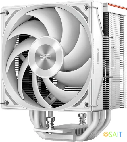 Устройство охлаждения(кулер) PcCooler RZ500 Soc-AM5/AM4/1200/1700/1851 белый 4-pin 32dB Al+Cu 250W Ret (RZ500-WHNWNX-GL)