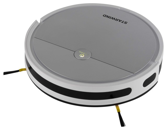 Пылесос-робот Starwind SRV4570 15Вт серебристый/белый