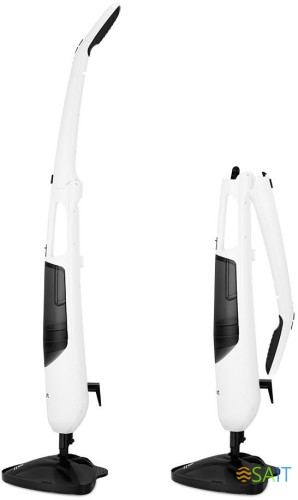 Швабра паровая Kitfort КТ-1021 1630Вт белый/черный