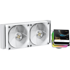 Система жидкостного охлаждения Ocypus Sigma-L24-WH2ANWL00P-GL White