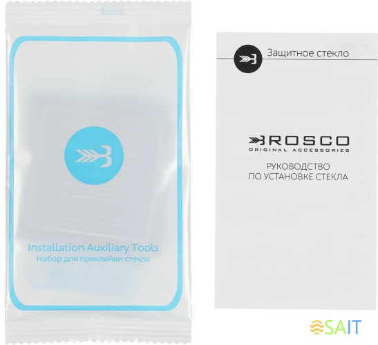 Защитное стекло для экрана Brosco черный для Motorola Moto G20 1шт. (MOTO-G20-FSP-GLASS-BLACK)