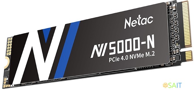 Накопитель SSD Netac PCIe 4.0 x4 500GB NT01NV5000N-500-E4X NV5000-N M.2 2280
