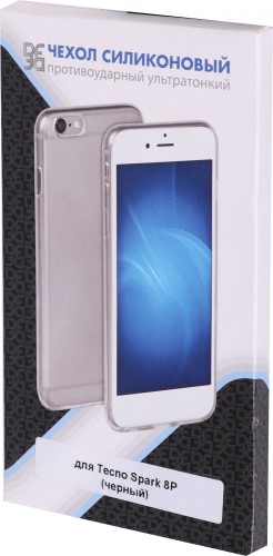 Чехол (клип-кейс) DF для Tecno Spark 8P tCase-05 черный