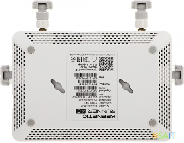 Роутер беспроводной Keenetic Runner 4G (KN-2211) N300 10/100BASE-TX/4G cat.4 белый