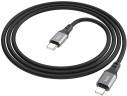 Кабель Hoco X86 iP Spear PD X86 IP USB Type-C (m)-Lightning (m) 1м черный коробка