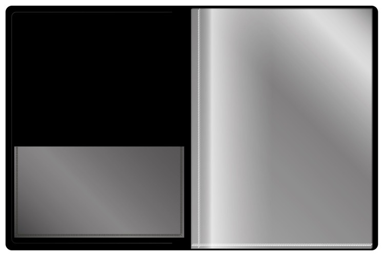 Папка с 60 прозр.вклад. Silwerhof Perlen 292961-73 A4 1мм карман сиреневый металлик