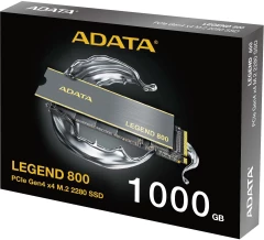 Накопитель SSD A-Data PCIe 4.0 x4 1TB ALEG-800-1000GCS Legend 800 M.2 2280