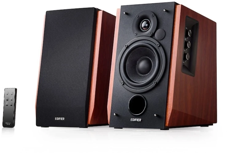 Колонки Edifier R1700BT 2.0 коричневый 66Вт BT