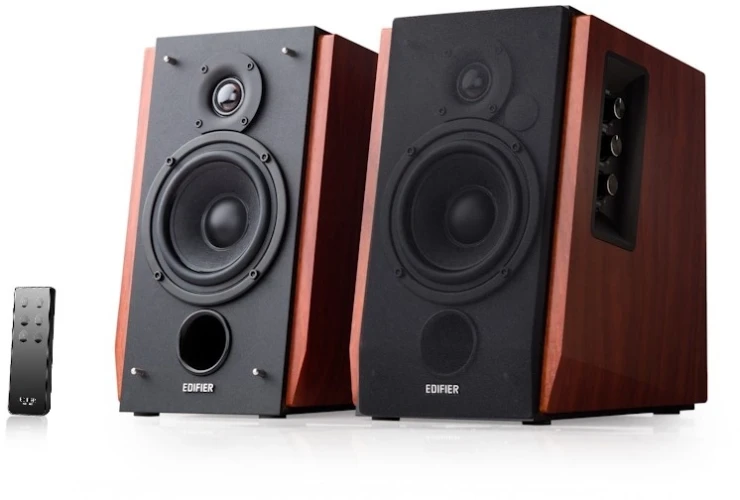Колонки Edifier R1700BT 2.0 коричневый 66Вт BT
