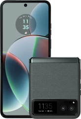 Смартфон Motorola XT2323-1 Razr 40 5G 256Gb 8Gb зеленый раскладной 3G 4G 1Sim 6.9" 1080x2640 Android 13 64Mpix 802.11 a/b/g/n/ac/ax NFC GPS GSM900/1800 GSM1900 Protect