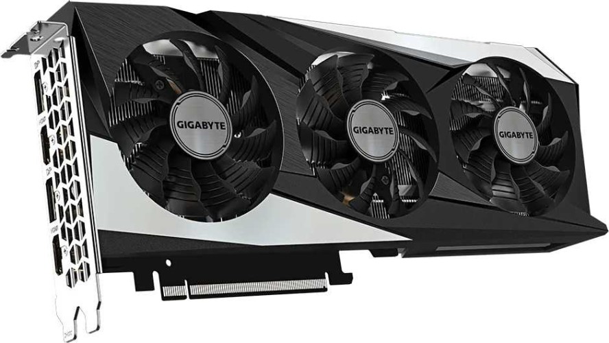 Видеокарта Gigabyte PCI-E 4.0 GV-N3060GAMING OC-12GD 2.0 LHR NVIDIA GeForce RTX 3060 12Gb 192bit GDDR6 1837/15000 HDMIx2 DPx2 HDCP Ret