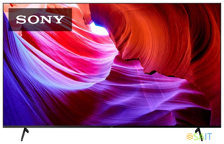Телевизор LED Sony 85" KD-85X85K BRAVIA черный 4K Ultra HD 120Hz DVB-T DVB-T2 USB WiFi Smart TV