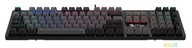 Клавиатура A4Tech Bloody B820R Dual Color механическая черный/серый USB for gamer LED (B820R GREY (BLUE SWITCH))