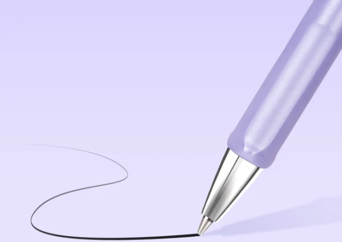 Ручка гелев. автоматическая Deli Nusign (NS562-A) ассорти d=0.5мм черн. черн. (4шт) 4 ручки