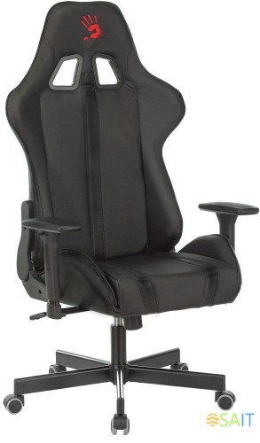 Кресло игровое A4Tech Bloody GC-600 черный эко.кожа крестов. металл