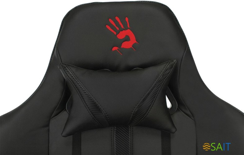 Кресло игровое A4Tech Bloody GC-600 черный эко.кожа крестов. металл