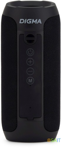 Колонка порт. Digma D-PS1510 черный 10W 2.0 BT 10м 1200mAh