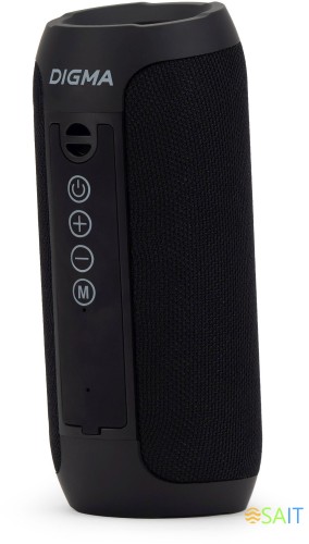 Колонка порт. Digma D-PS1510 черный 10W 2.0 BT 10м 1200mAh