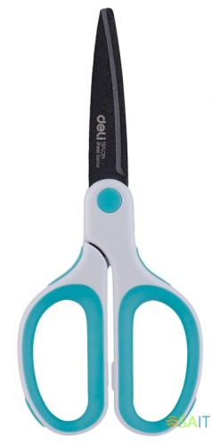 Ножницы Deli 6054 Soft-touch Teflon Effortless офисные 175мм сталь ассорти