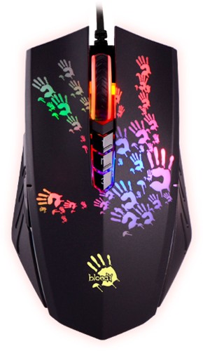 Мышь A4Tech Bloody A60A черный оптическая 6200dpi USB3.0 8but (A60 ACTIVATED)