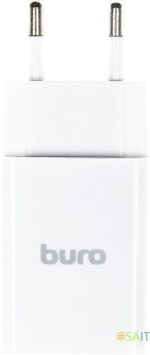 Сетевое зар./устр. Buro BUWA1 10.5W 2.1A USB-A универсальное белый (BUWA10S100WH)