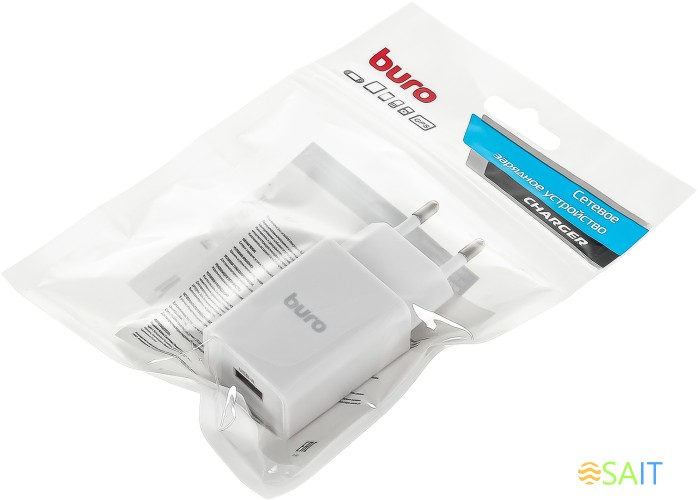 Сетевое зар./устр. Buro BUWA1 10.5W 2.1A USB-A универсальное белый (BUWA10S100WH)