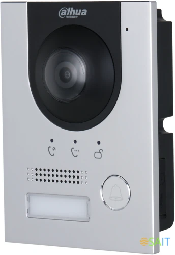 Видеопанель Dahua DHI-VTO2201F-P-S2 цветной сигнал CMOS цвет панели: серебристый