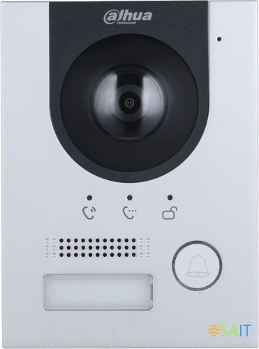 Видеопанель Dahua DHI-VTO2201F-P-S2 цветной сигнал CMOS цвет панели: серебристый