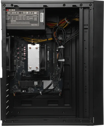 ПК Amur Нарвал A5A12 MT Ryzen 5 3400G (3.7) 8Gb SSD256Gb Vega 11 FreeDOS GbitEth 400W мышь клавиатура черный (RUS) (2139459)