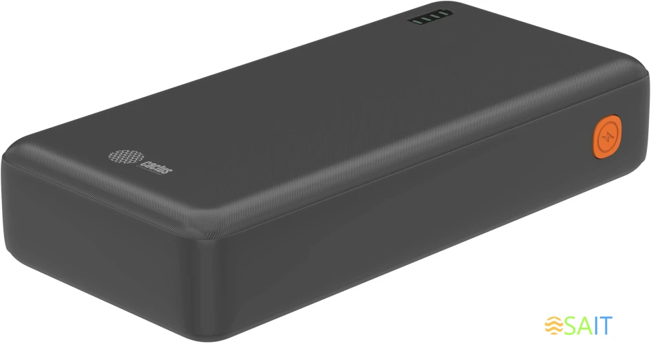 Мобильный аккумулятор Cactus CS-PBFSDA-20000 20000mAh 4.5A USB-A/2xUSB-C черный