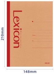 Тетрадь Deli 23212 A5 100л линейка ассорти